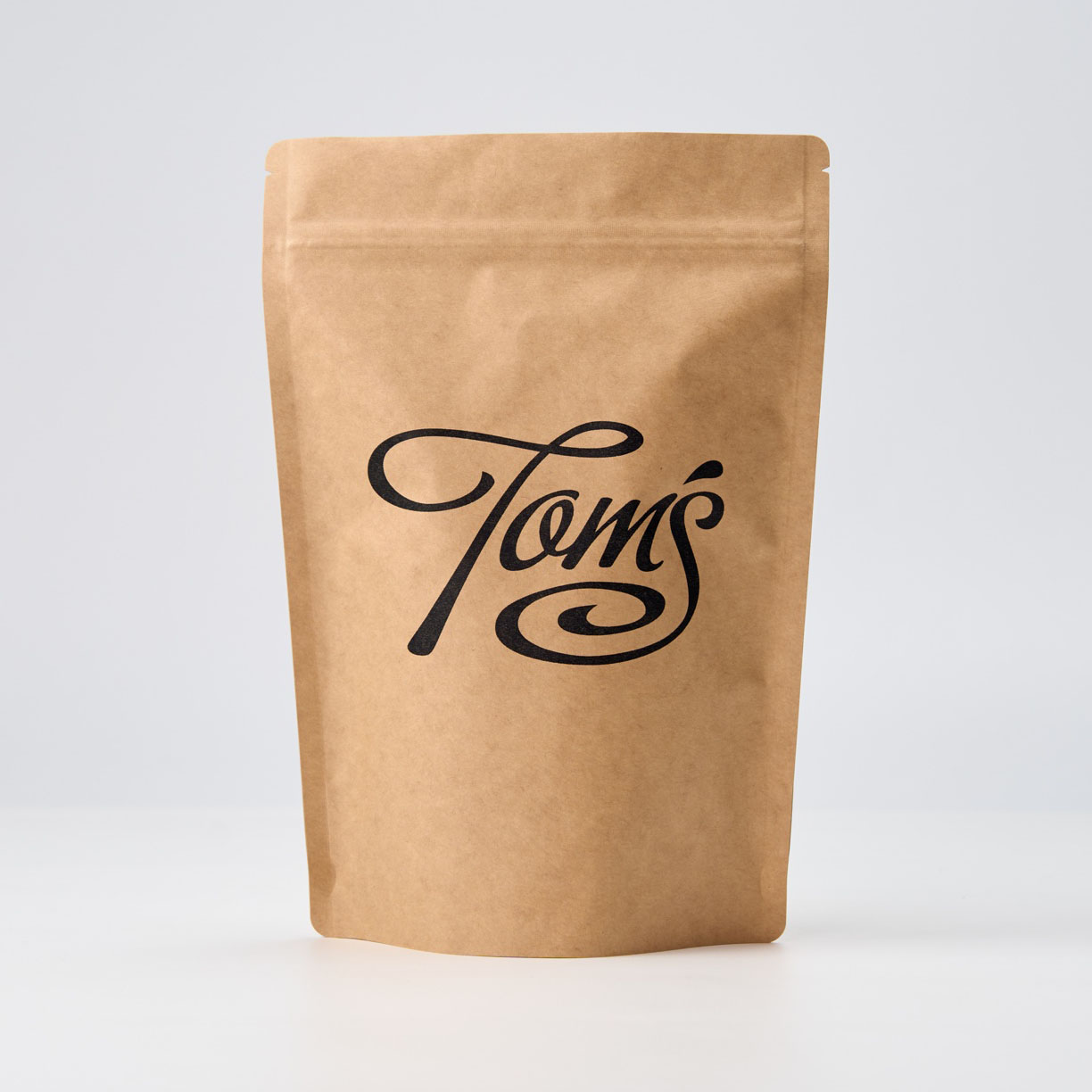 שקית קפה מודפסת של TOM’S